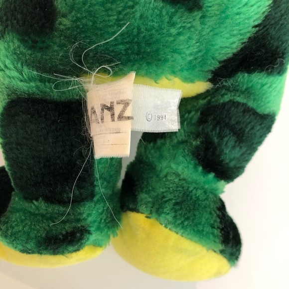 VTG 1994 Ganz plush spotted  frog green EUC - Picture 5 of 6